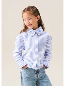 ANGEL & ROCKET - Blue Stripes Regular Shirt