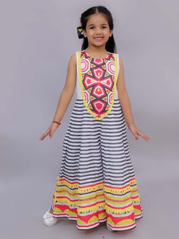 Lil Drama - Multi-Color Stripes Regular Jumpsuit