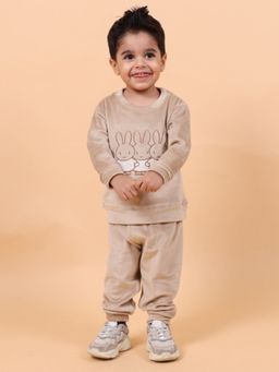 Mama & Peaches - Think Happy Be Happy Winter Velvet Co-Ord (Set of 2)