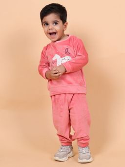 Mama & Peaches - Dream with Unicorn Winter Velvet Co-Ord (Set of 2)