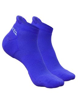 Heelium - Bamboo Ankle Socks-FreeSize UK7-11,2 Pairs,Blue,Anti dour,Anti Blister (Pack of 2)