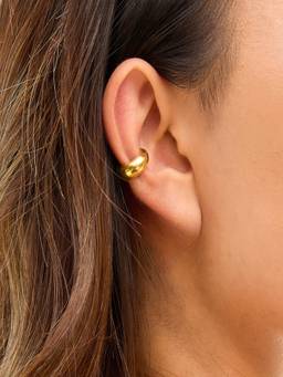 AQUASTREET - Single Ear Cuff Earrings Anti-Tarnish Waterproof 18K Gold Plated for Women