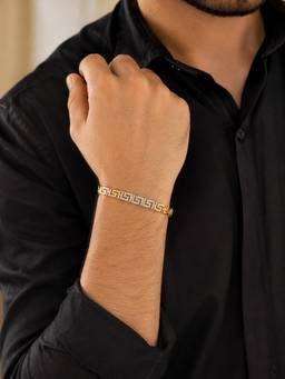 ABHUSHANAM - Unisex Imperial Meander Crystal Bracelet