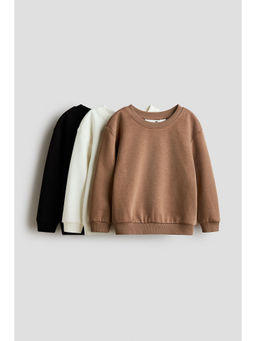 H&M - Boys Multi-Color 3-Pack Brushed-Inside Sweatshirts