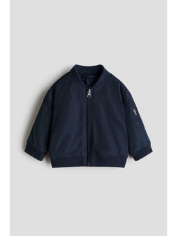 H&M - Boys Navy Blue Bomber Jacket