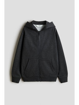 H&M - Boys Grey Zip-Through Hoodie