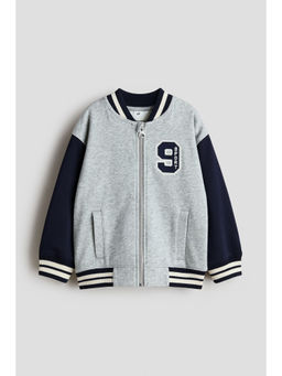 H&M - Boys Grey Baseball Jacket