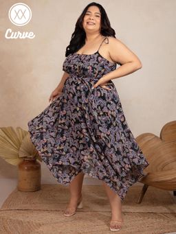 Twenty Dresses by Nykaa Fashion - Curve Pretty Paisley Dress