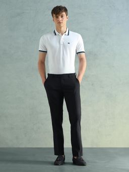 Arrow - Blue Solid Regular Fit Trouser