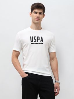 U.S. Polo Assn. Denim Co. - White Printed Slim Fit T-Shirt