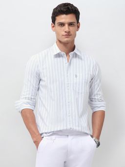 U.S. POLO ASSN. - Blue Stripes Regular Fit Shirt