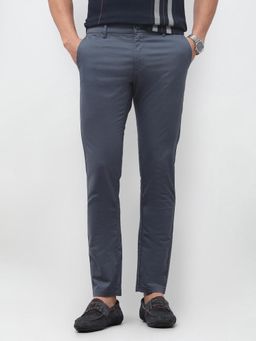 U.S. POLO ASSN. - Blue Printed Slim Fit Trouser