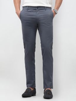 U.S. POLO ASSN. - Blue Printed Slim Fit Trouser