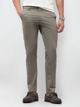 U.S. POLO ASSN. - Green Printed Slim Fit Trouser