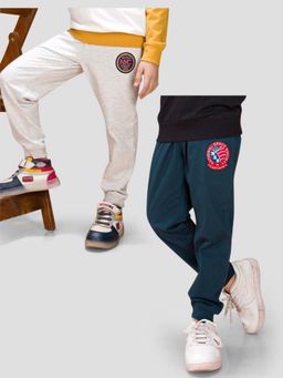 TRESNOVA - Multi-Color Kids Boys Antimicrobial New York Print Joggers (Pack of 2)