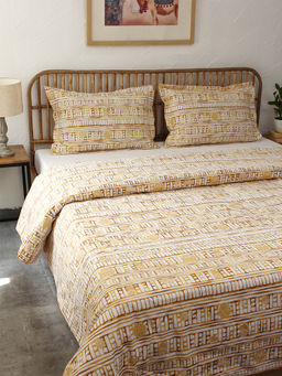 House This - Sanchi Duvet Cover Yellow