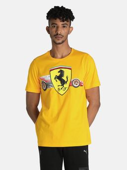 Puma - Ferrari Motorsport Race Her Shield Men Orange T-Shirt