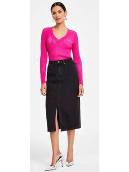 Tripursundari Fashion - Women Black Solid Midi Skirt