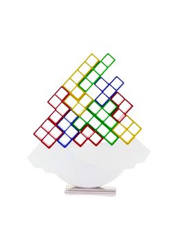 TOYTALES - Balance Game 34 Blocks & 22 Cards Building Block For Adults & Kids