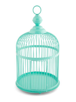 Living With Elan - Sage Cage for Home Decor, Light Hanging Holder (Aqua)