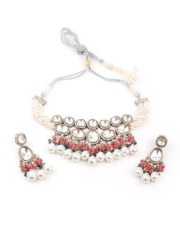 Odette - Women Multi-Color Heavy Imitation Choker Set