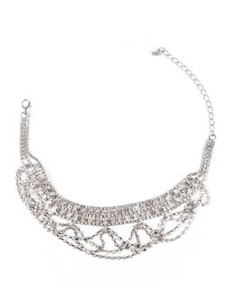 Odette - Women White Stylish Stone Studded Necklace