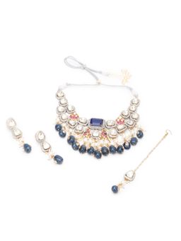 Odette - Multi-Color Kundan Pearl Traditional Jewellery Set