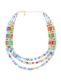 Odette - Multi-Color Beaded Western Necklace