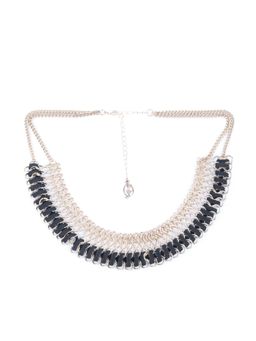 Odette - Golden Metal Western Black Necklace