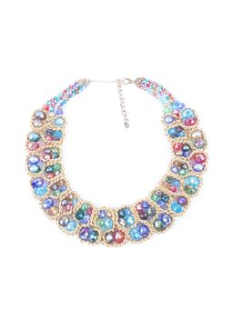 Odette - Multi-Color Beaded Western Necklace