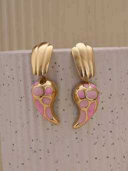Palmonas - Blossom Pink Mosaic Drop Earrings