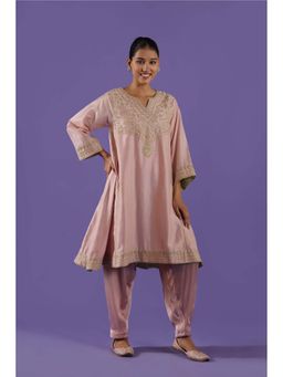 Label Radini - Manorita Choga Salwar Pant with Kurta - Pink