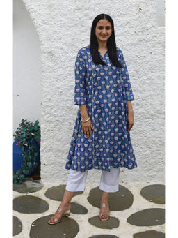 HOUSE OF MOXA - White Straight Leg Cotton Pyjama