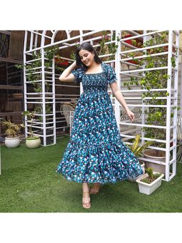 Noun - Bianca Blue Maxi Dress