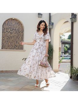 Noun - Leah Floral Knot Maxi Dress