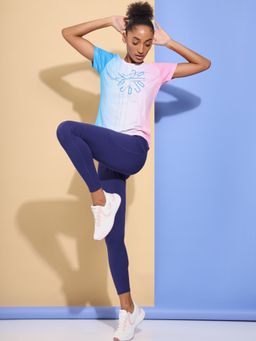 CULT - Absolutefit Essential Navy Polyester Tights with Pocket