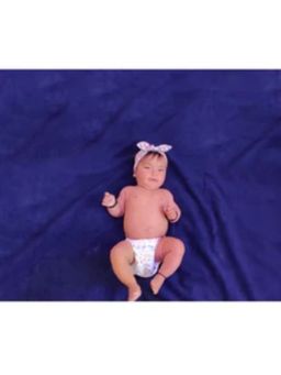 Polka Tots - Navy Blue Waterproof & Reusable Baby Bed Protector Absorbent Mat Dry Sheet