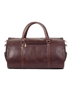 The Clownfish - Polyester Travel Convertible Duffle Bag - Brown