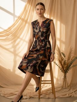 MISH - Women Black Polyester Dress