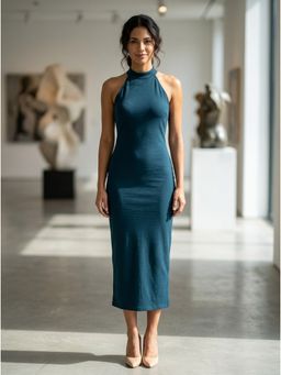 KOTTY - Women Blue Viscose Rayon Dress