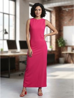 KOTTY - Women Pink Viscose Rayon Dress