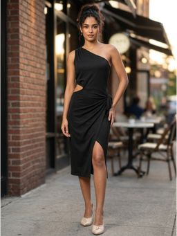 KOTTY - Women Black Polyester Dress