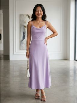 KOTTY - Women Purple Polyester Dress