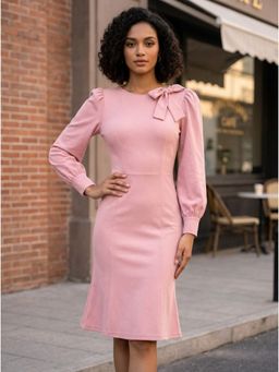KOTTY - Women Pink Polyester Dress