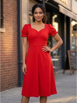 KOTTY - Women Red Viscose Rayon Dress