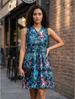 KOTTY - Women Blue Polyester Dress