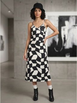 KOTTY - Women Black Viscose Rayon Dress