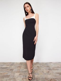 KOTTY - Women Black Viscose Rayon Dress