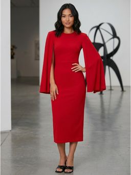 KOTTY - Women Red Viscose Rayon Dress