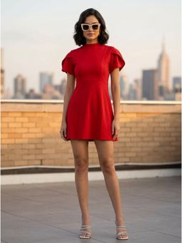 KOTTY - Women Red Viscose Rayon Dress
